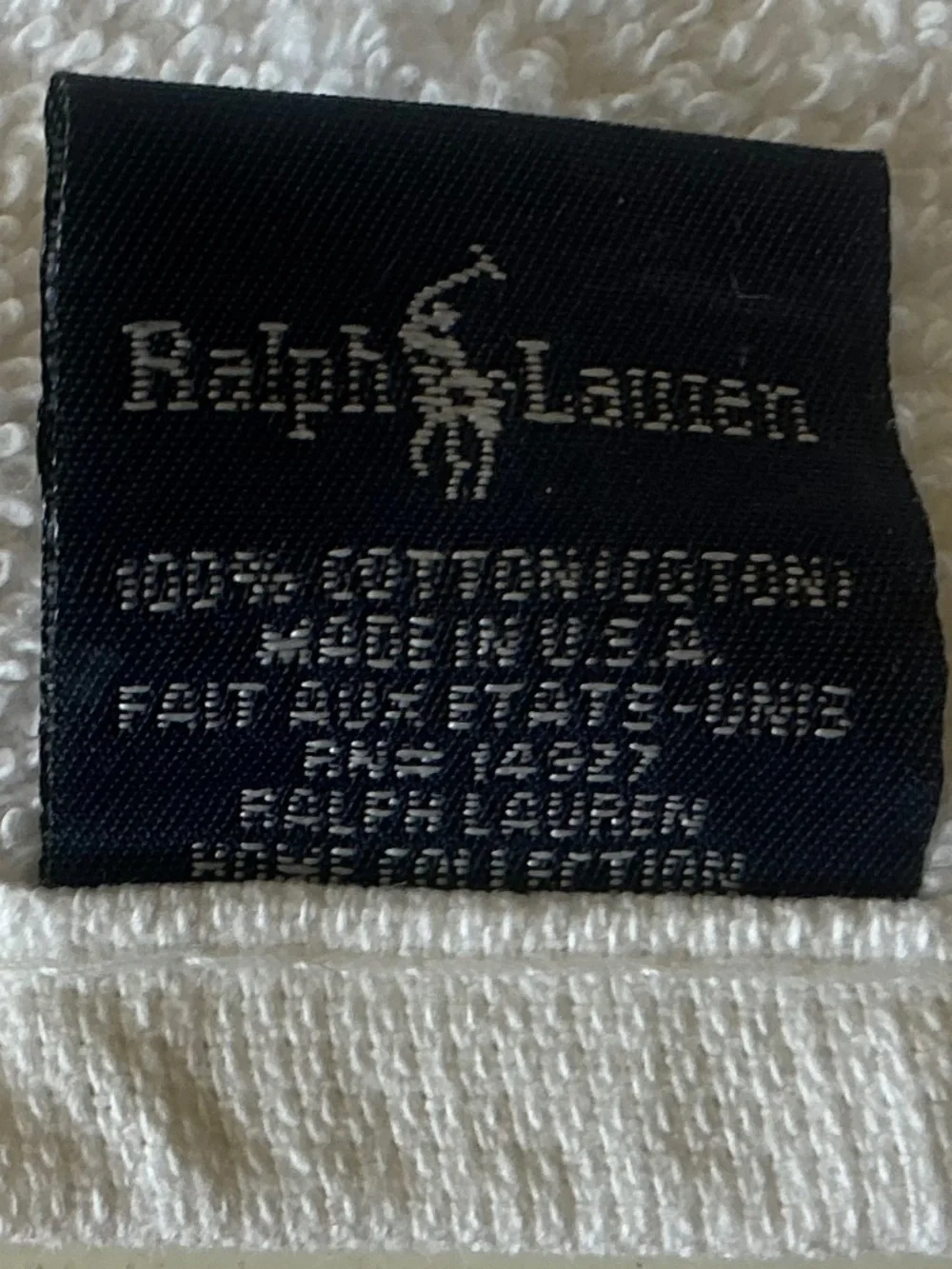 Ralph Lauren Safari Vintage Beach Bath Towel 36” x 69”